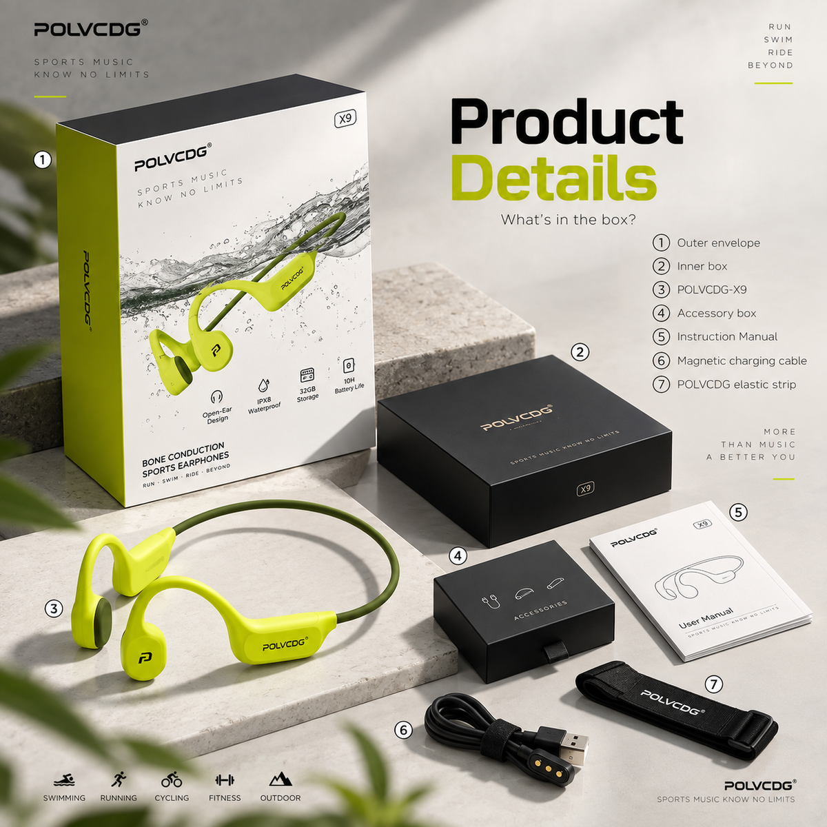 X9 Pro™ Swim & Sport Earphones