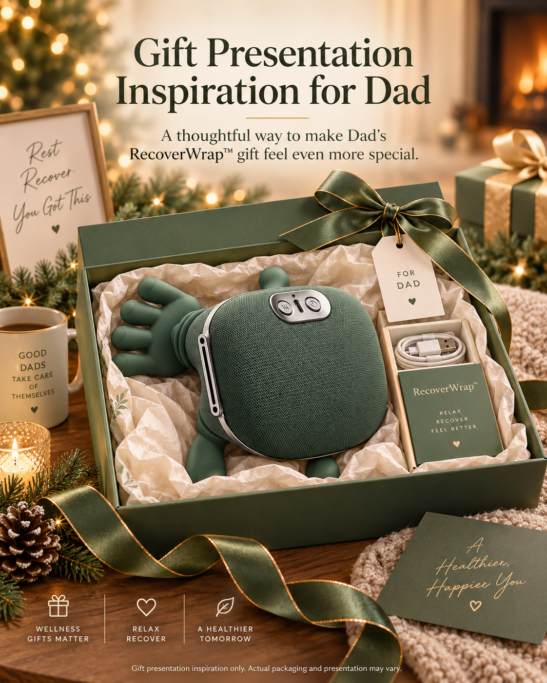 GetMoveBeat RecoverWrap™ - Dad’s Little Recovery Buddy